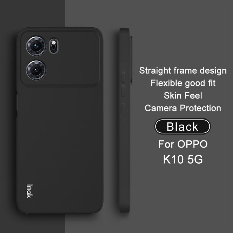 For OPPO K10 5G IMAK UC-4 Series Straight Edge TPU Phone Case(Black) - OPPO Cases by imak | Online Shopping UK | buy2fix