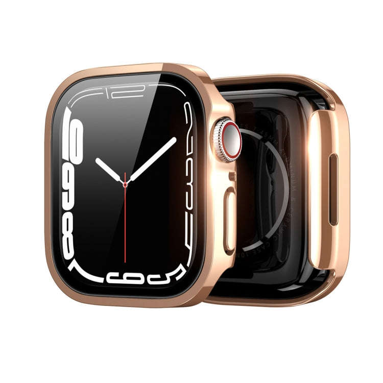 DUX DUCIS Electroplated PC Watch Case For Apple Watch Series 6&SE&5&4 44mm / 3&2&1 42mm(Rose Gold) - Watch Cases by DUX DUCIS | Online Shopping UK | buy2fix