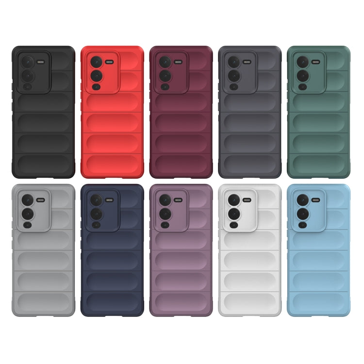 For vivo S15 Pro 5G Magic Shield TPU + Flannel Phone Case(Red) - vivo Cases by buy2fix | Online Shopping UK | buy2fix