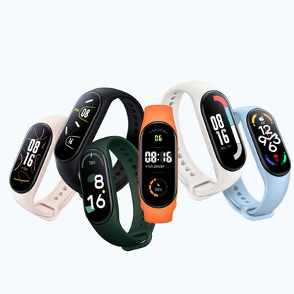 For Xiaomi Mi Band 7 Original Xiaomi Silicone Watch Band(Blue) - Watch Bands by Xiaomi | Online Shopping UK | buy2fix