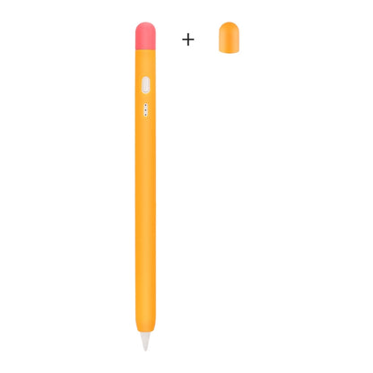 Contrasting Color Series Silicone Protective Pen Case For Yibosi 6(Orange) - Pencil Accessories by buy2fix | Online Shopping UK | buy2fix