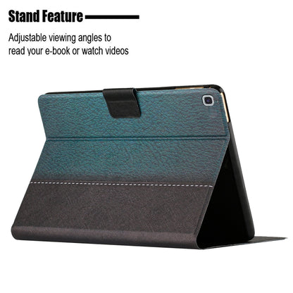 For Samsung Galaxy Tab A7 10.4 2020 T500 Stitching Solid Color Smart Leather Tablet Case(Green) - Other Galaxy Tab PC by buy2fix | Online Shopping UK | buy2fix