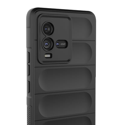 For vivo iQOO 10 5G Magic Shield TPU + Flannel Phone Case(Dark Green) - vivo Cases by buy2fix | Online Shopping UK | buy2fix