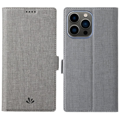 For iPhone 13 Pro Max ViLi K Series Dual-side Buckle Magsafe Leather Phone Case (Grey) - iPhone 13 Pro Max Cases by ViLi | Online Shopping UK | buy2fix
