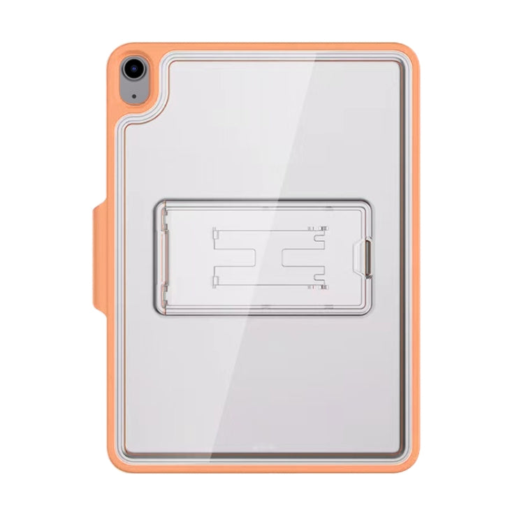 Mutural Transparent Holder Tablet Case For iPad Air 2022/ 2020 10.9(Orange) - iPad Air (2022) / (2020) 10.9 Cases by Mutural | Online Shopping UK | buy2fix