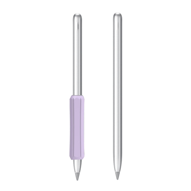 DUX DUCIS Stoyobe Stylus Silicone Cover Grip For Apple Pencil 1/2/Huawei M-Pencil(Lavender Purple) - Pencil Accessories by DUX DUCIS | Online Shopping UK | buy2fix