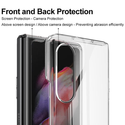 For Samsung Galaxy Z Fold4 5G IMAK Wing II Wear-resisting Crystal Pro PC Protective Case - Galaxy Z Fold4 5G Cases by imak | Online Shopping UK | buy2fix