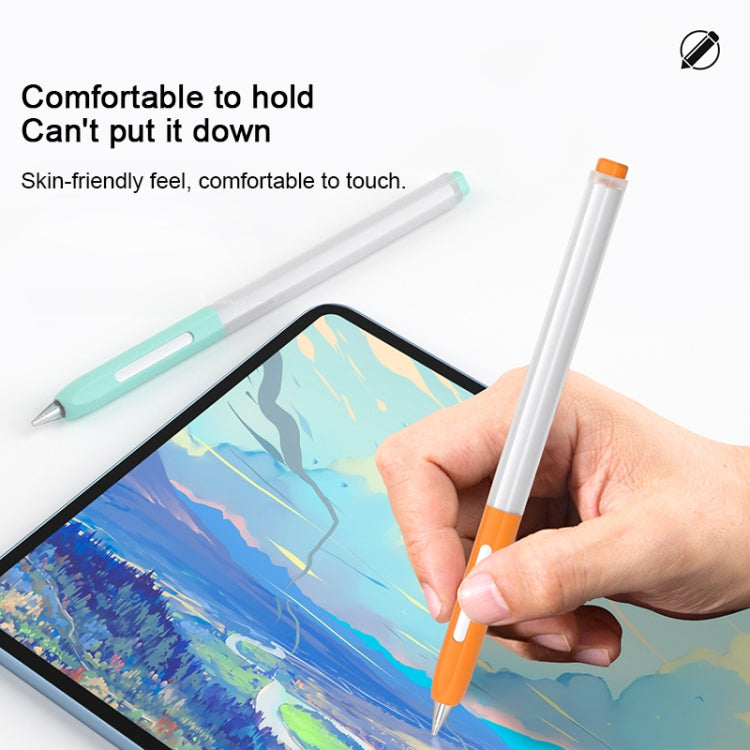 For Huawei M-Pencil 1 / 2 / 3 Universal Stylus Jelly Silicone Protective Cover(Cyan) - Pencil Accessories by buy2fix | Online Shopping UK | buy2fix