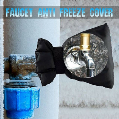420D Oxford Cloth Outdoor Waterproof Winter Faucet Antifreeze Cover(Sandy Yellow) - Faucets & Accessories by buy2fix | Online Shopping UK | buy2fix