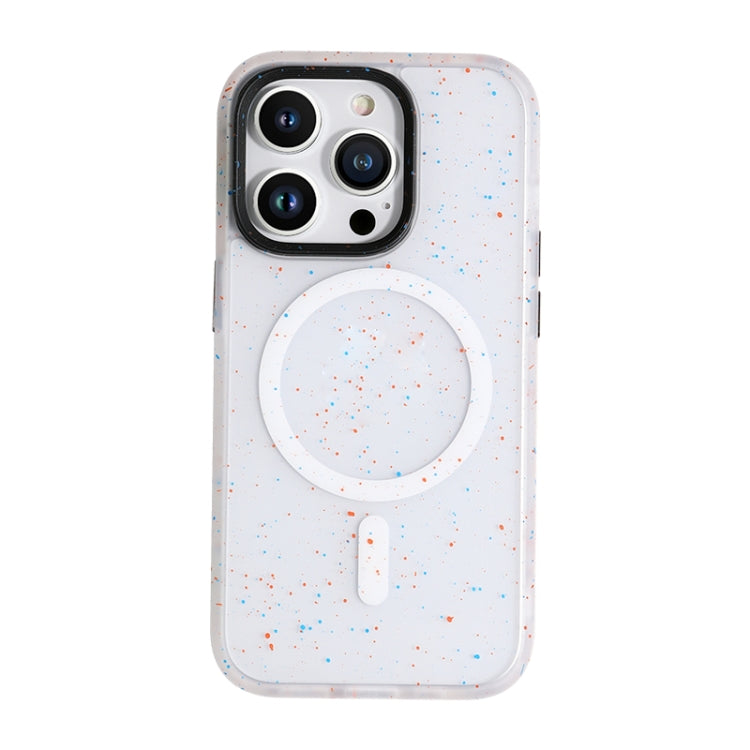 For iPhone 14 Pro ROCK Guard Ink Splash MagSafe Phone Case(White) - iPhone 14 Pro Cases by ROCK | Online Shopping UK | buy2fix