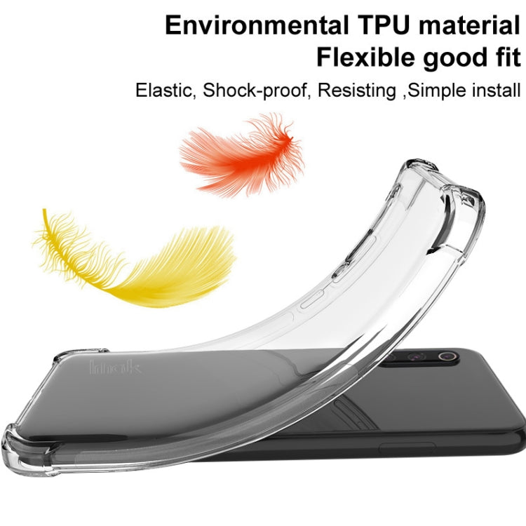 For Xiaomi Poco M4 5G imak Shockproof Airbag TPU Phone Case(Transparent Black) - Xiaomi Cases by imak | Online Shopping UK | buy2fix