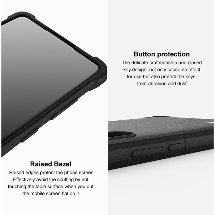 For Xiaomi Poco M4 5G imak All-inclusive Shockproof Airbag TPU Case(Matte Black) - Xiaomi Cases by imak | Online Shopping UK | buy2fix