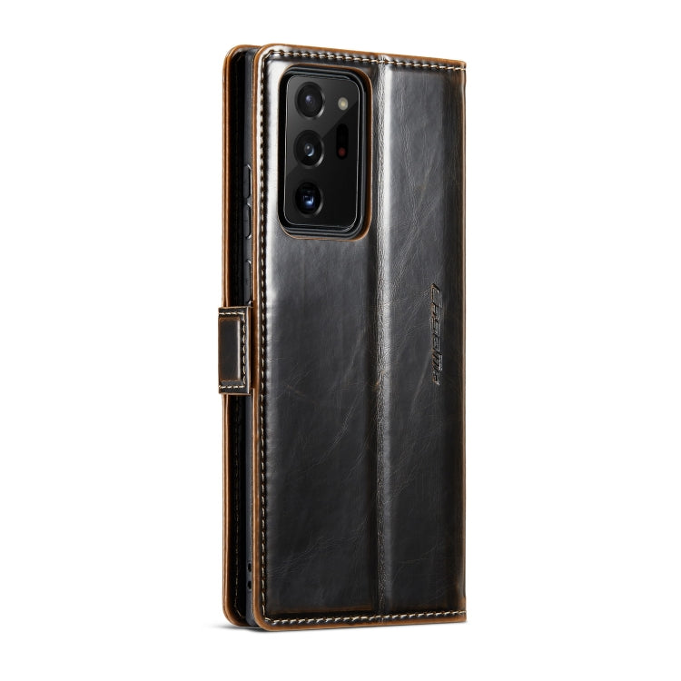 For Samsung Galaxy Note20 Ultra CaseMe 003 Crazy Horse Texture Leather Phone Case(Coffee) - Galaxy Phone Cases by CaseMe | Online Shopping UK | buy2fix