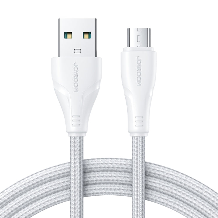 JOYROOM 2.4A USB to Micro USB Surpass Series Fast Charging Data Cable, Length:2m(White) - Micro USB Cable by JOYROOM | Online Shopping UK | buy2fix