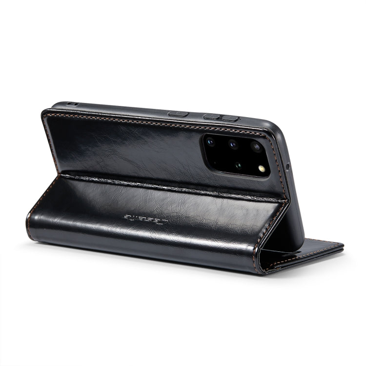 For Samsung Galaxy S20+ CaseMe 003 Crazy Horse Texture Leather Phone Case(Black) - Galaxy Phone Cases by CaseMe | Online Shopping UK | buy2fix