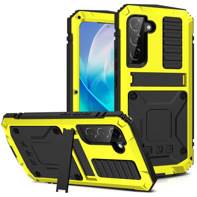 For Samsung Galaxy S23+ 5G R-JUST Life Waterproof Dustproof Shockproof Phone Case(Yellow) - Galaxy S23+ 5G Cases by R-JUST | Online Shopping UK | buy2fix