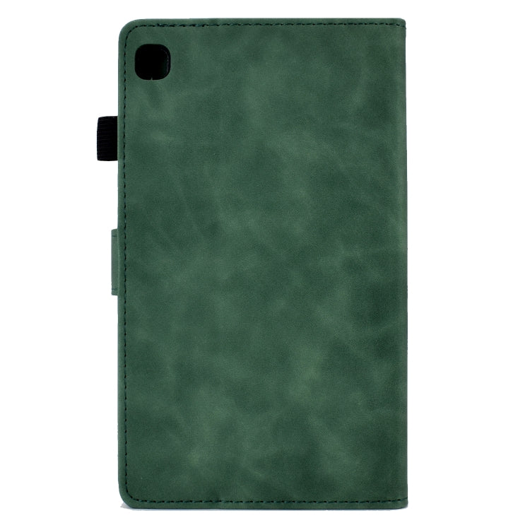 For Samsung Galaxy Tab A7 10.4 2020 T500 Tower Embossed Leather Smart Tablet Case(Green) - Other Galaxy Tab PC by buy2fix | Online Shopping UK | buy2fix