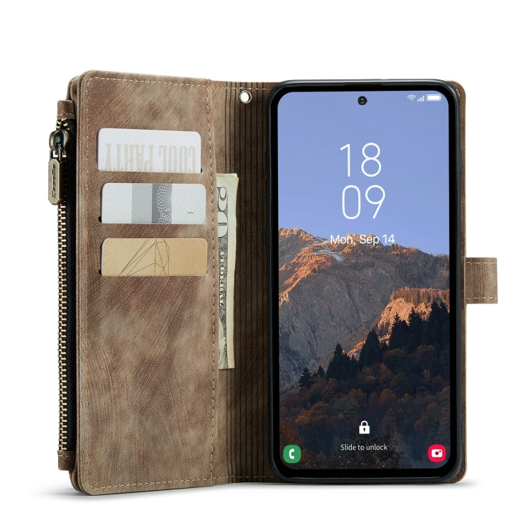 For Samsung Galaxy A54 CaseMe C30 Multifunctional Phone Leather Phone Case(Brown) - Galaxy Phone Cases by CaseMe | Online Shopping UK | buy2fix