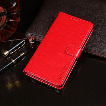 For Doogee X55 idewei  Crazy Horse Texture Horizontal Flip Leather Case with Holder & Card Slots & Wallet(Red) - More Brand by idewei | Online Shopping UK | buy2fix