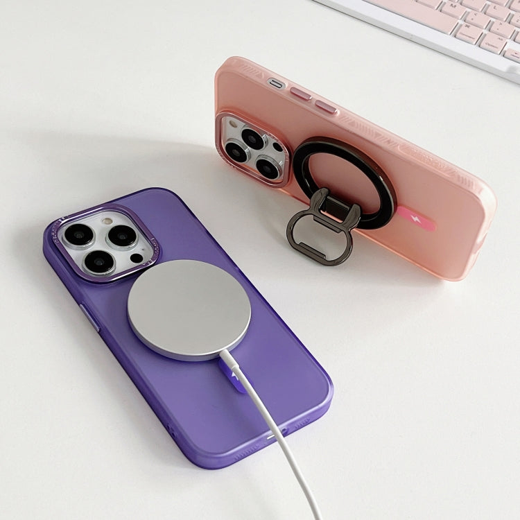 For iPhone 13 Pro Colorful Series TPU+PC Magsafe Magnetic Phone Case(Pink) - iPhone 13 Pro Cases by buy2fix | Online Shopping UK | buy2fix