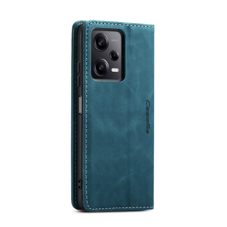 For Xiaomi Redmi Note 12 Pro 5G / Poco X5 Pro CaseMe 013 Multifunctional Horizontal Flip Leather Phone Case(Blue) - Xiaomi Cases by CaseMe | Online Shopping UK | buy2fix