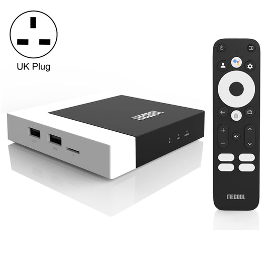 MECOOL KM7 Plus Android 11 Smart TV Set Top Box, Amlogic S905Y4 Quad Core, 2GB+16GB, Plug Type:UK Plug - Amlogic S905 by MECOOL | Online Shopping UK | buy2fix