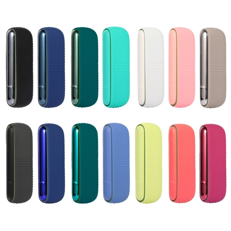 For IQOS ILUMA Silicone Electronic Cigarette Case Charging Compartment With Side Cover(Green) - E Cigarette Accessories by buy2fix | Online Shopping UK | buy2fix