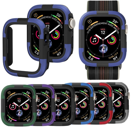 For Apple Watch Ultra 49mm Armor Frame Watch Case(Blue) - Watch Cases by buy2fix | Online Shopping UK | buy2fix