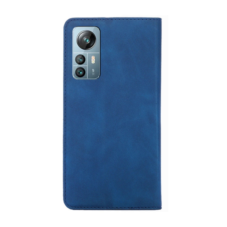 For Blackview A85 Skin Feel Magnetic Horizontal Flip Leather Phone Case(Blue) - More Brand by buy2fix | Online Shopping UK | buy2fix