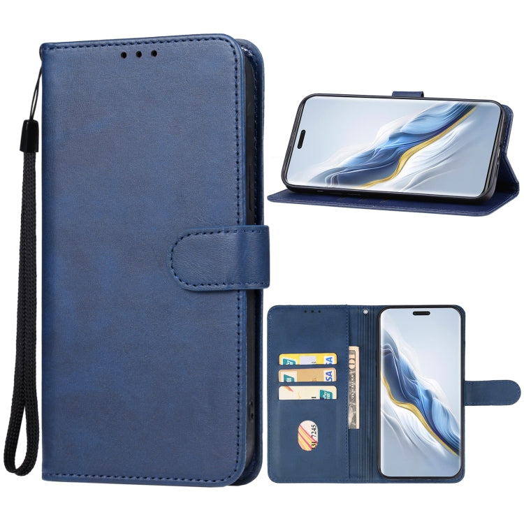 For Honor Magic6 Pro Leather Phone Case(Blue) - Honor Cases by buy2fix | Online Shopping UK | buy2fix