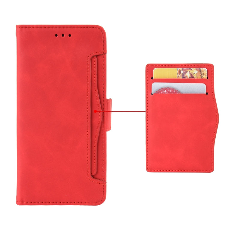 For Motorola Moto G Stylus 5G 2023 Skin Feel Calf Texture Card Slots Leather Phone Case(Red) - Motorola Cases by buy2fix | Online Shopping UK | buy2fix