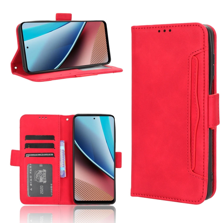 For Motorola Moto G Stylus 4G 2023 Skin Feel Calf Texture Card Slots Leather Phone Case(Red) - Motorola Cases by buy2fix | Online Shopping UK | buy2fix