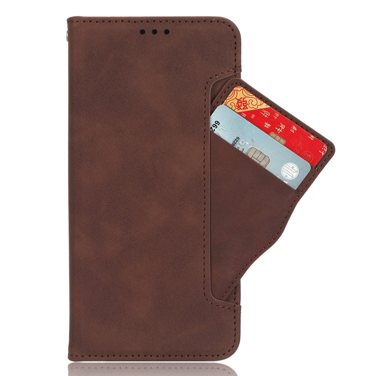 For Xiaomi Redmi K70 / K70 Pro 5G Skin Feel Calf Texture Card Slots Leather Phone Case(Brown) - K70 Pro Cases by buy2fix | Online Shopping UK | buy2fix