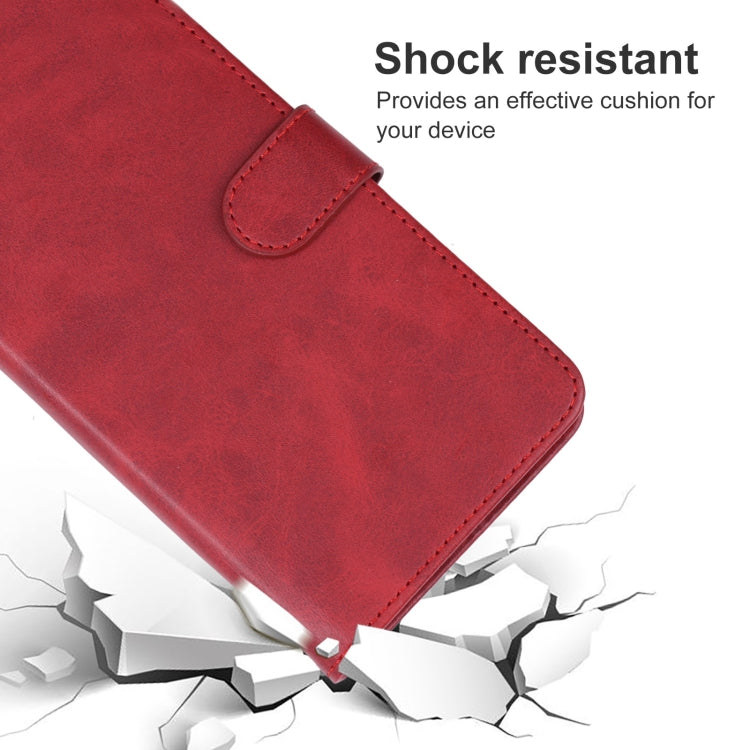 For OPPO A18 Leather Phone Case(Red) - A18 Cases by buy2fix | Online Shopping UK | buy2fix