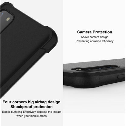 For Xiaomi Redmi Note 13 Pro+ 5G imak Shockproof Airbag TPU Phone Case(Matte Grey) - Note 13 Pro+ Cases by imak | Online Shopping UK | buy2fix