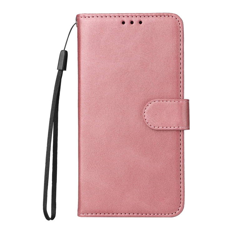 For Xiaomi Redmi Note13 Pro 5G Global Classic Calf Texture Flip Leather Phone Case(Rose Gold) - Note 13 Pro Cases by buy2fix | Online Shopping UK | buy2fix