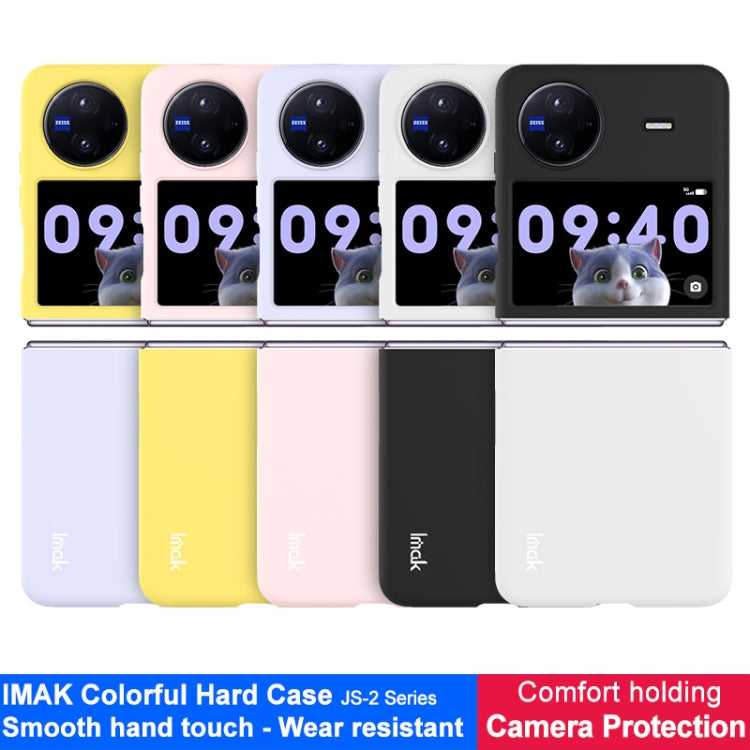 For vivo X Flip IMAK JS-2 Series Colorful PC Case(Pink) - vivo Cases by imak | Online Shopping UK | buy2fix