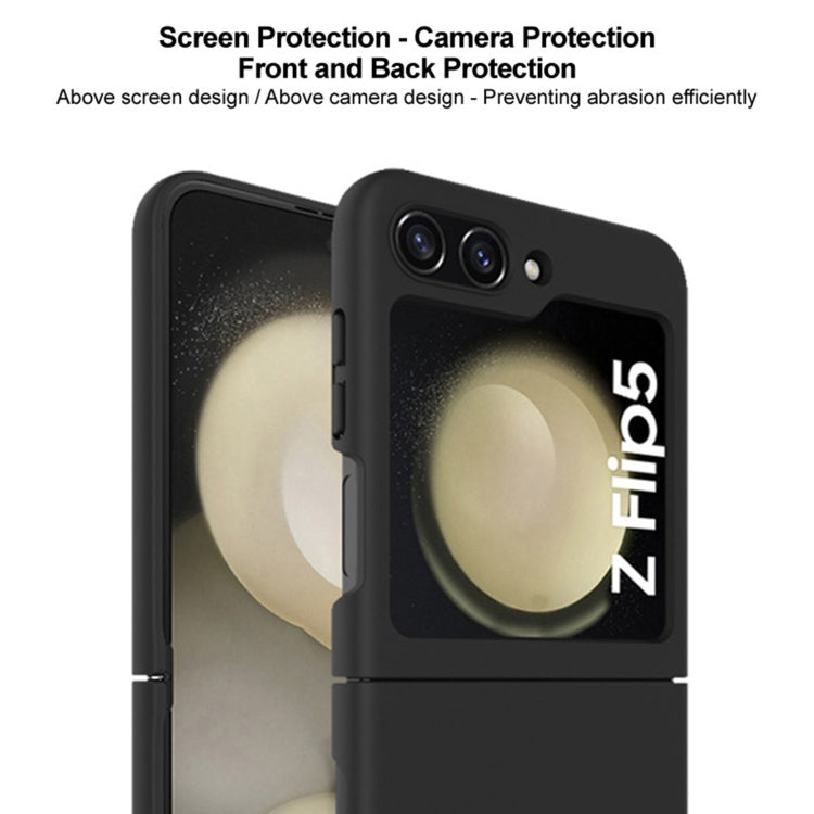 For Samsung Galaxy Z Flip5 IMAK JS-2 Series Colorful PC Case(White) - Galaxy Z Flip4 5G Cases by imak | Online Shopping UK | buy2fix