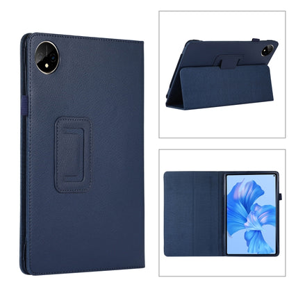 For Huawei MatePad Pro 11 2024 Litchi Texture Leather Tablet Case with Holder(Dark Blue) - Huawei by buy2fix | Online Shopping UK | buy2fix