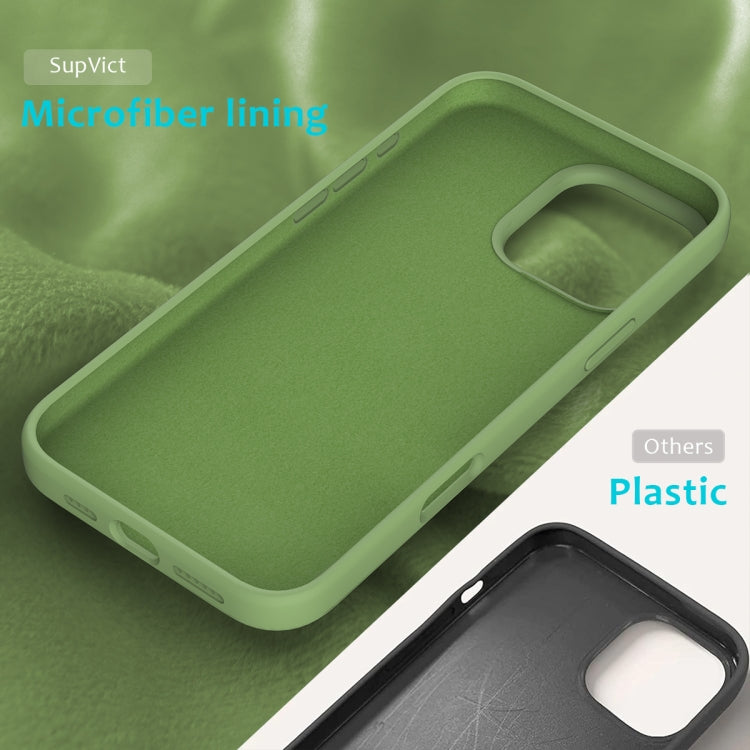 For iPhone 16 Pro Solid Color Silicone Phone Case(Mint Green) - More iPhone Cases by buy2fix | Online Shopping UK | buy2fix