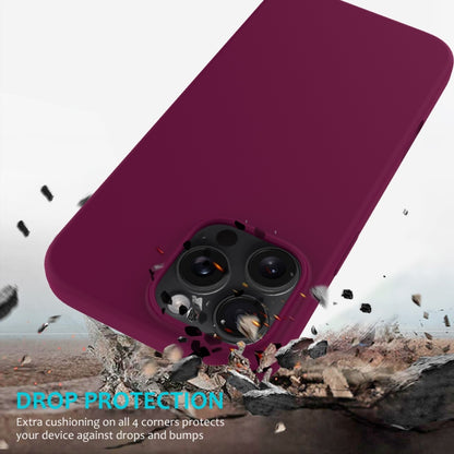 For iPhone 16 Pro Solid Color Silicone Phone Case(Violet) - More iPhone Cases by buy2fix | Online Shopping UK | buy2fix