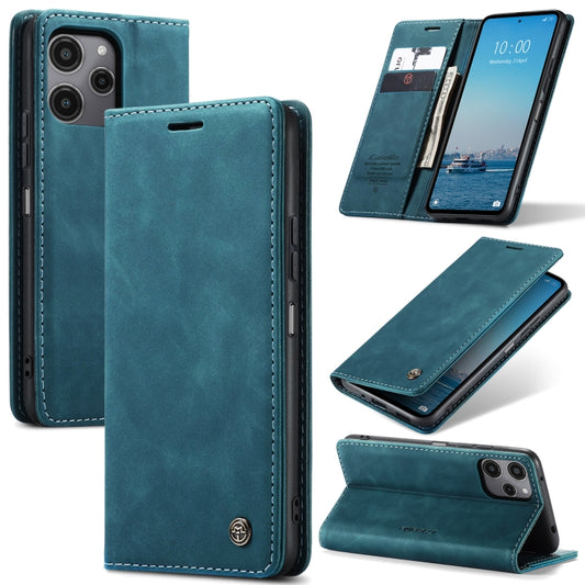 For Xiaomi Redmi 12 4G / 12 5G／Note 12R CaseMe 013 Multifunctional Horizontal Flip Leather Phone Case(Blue) - Xiaomi Cases by CaseMe | Online Shopping UK | buy2fix