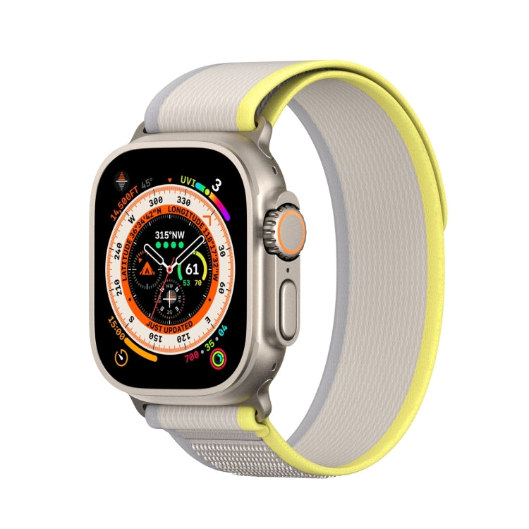 For Apple Watch SE 2023 40mm DUX DUCIS YJ Series Nylon Watch Band(Yellow) - Watch Bands by DUX DUCIS | Online Shopping UK | buy2fix