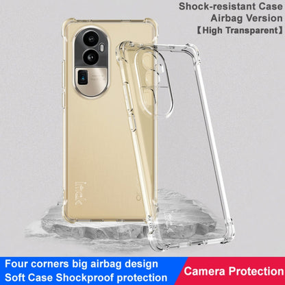 For OPPO Reno10 Pro+ 5G imak Shockproof Airbag TPU Phone Case(Transparent) - OPPO Cases by imak | Online Shopping UK | buy2fix
