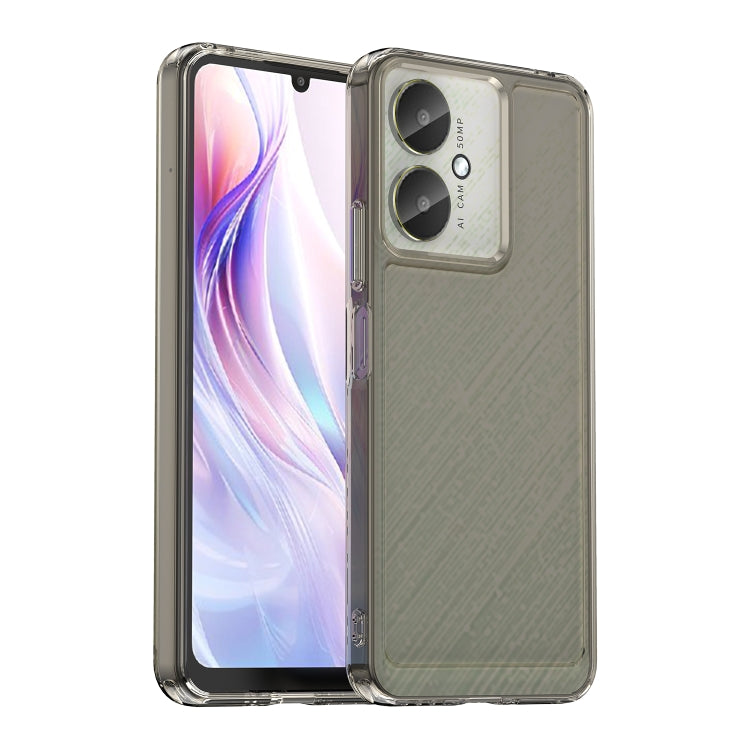 For Xiaomi Redmi 13R Candy Series TPU Phone Case(Transparent Grey) - 13R Cases by buy2fix | Online Shopping UK | buy2fix