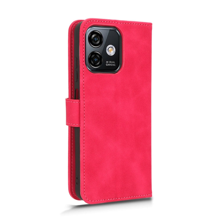 For Ulefone Note 16 Pro Skin Feel Magnetic Flip Leather Phone Case(Rose Red) - Ulefone Cases by buy2fix | Online Shopping UK | buy2fix