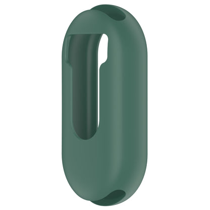 For Xiaomi Mi Band 8 Pure Color Silicone Watch Protective Case(Dark Green) - Watch Cases by buy2fix | Online Shopping UK | buy2fix