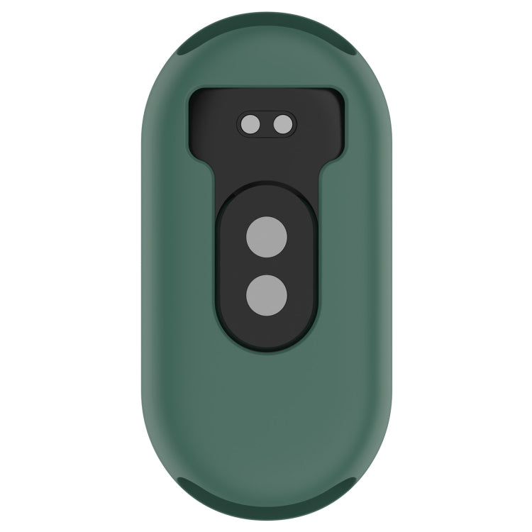 For Xiaomi Mi Band 8 Pure Color Silicone Watch Protective Case(Dark Green) - Watch Cases by buy2fix | Online Shopping UK | buy2fix