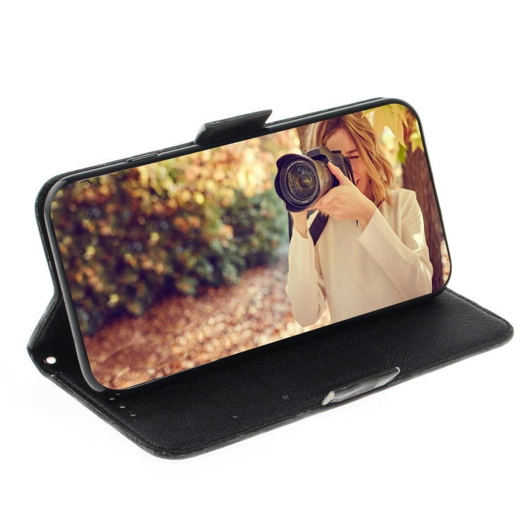 For iPhone 16 3D Colored Horizontal Flip Leather Phone Case(Hug Cat) - iPhone 16 Cases by buy2fix | Online Shopping UK | buy2fix