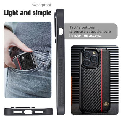 For Samsung Galaxy S24+ 5G LC.IMEEKE 3 in 1 Carbon Fiber Texture Shockproof Phone Case(Black) - Galaxy S24+ 5G Cases by LC.IMEEKE | Online Shopping UK | buy2fix